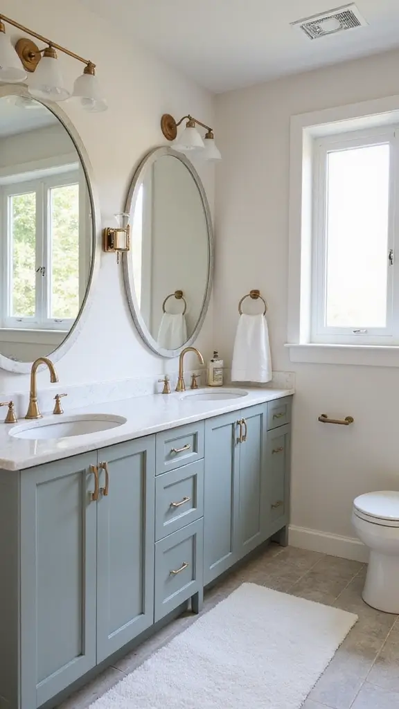 47 Jack and Jill Bathroom Ideas Layouts That Actually Work - 45. Functional Backsplash