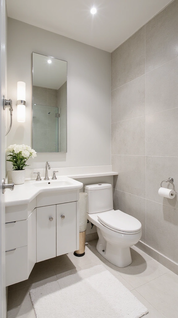 47 Jack and Jill Bathroom Ideas Layouts That Actually Work - 7. Minimalist Magic
