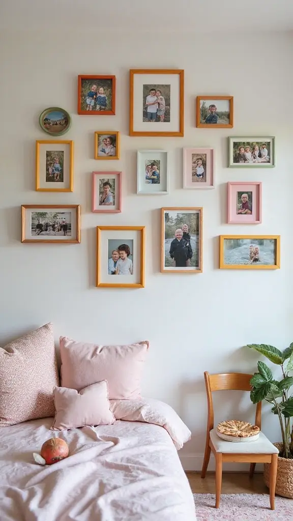 47 Modern Retro Interior Design Ideas That Feel Playful - 7. Personal Touches with Family Photos