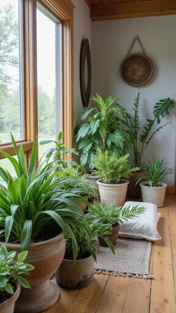 47 Rustic Lake House Decor Ideas That Feel Relaxing - 11. Earthy Indoor Plants