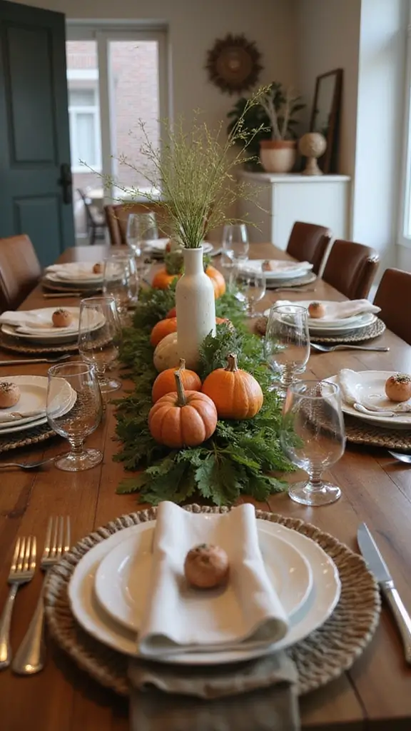 47 Rustic Lake House Decor Ideas That Feel Relaxing - 31. Seasonal Table Settings