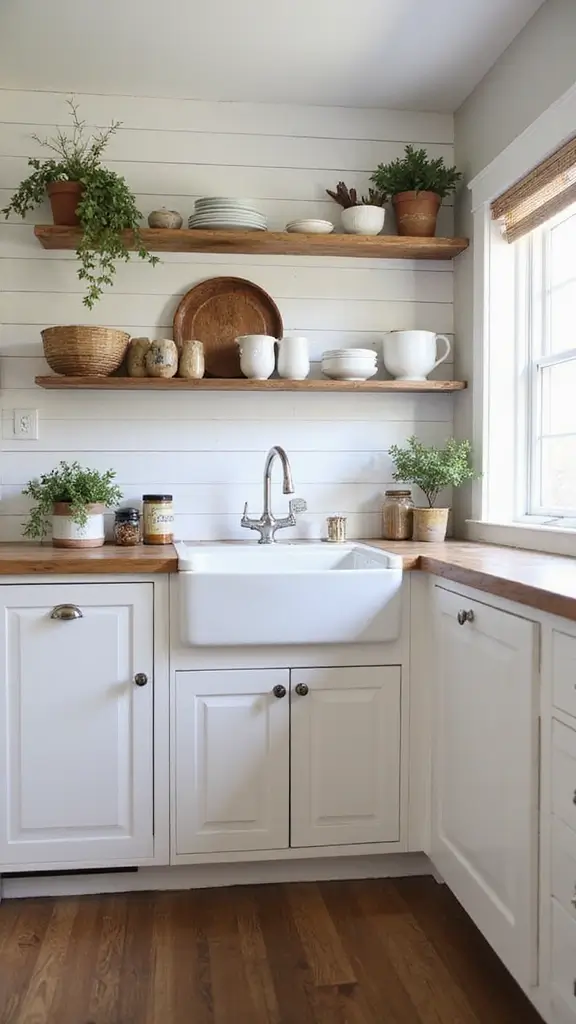 47 Rustic Lake House Decor Ideas That Feel Relaxing - 33. Farmhouse Style