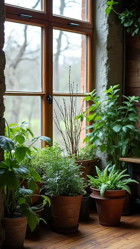 47 Winter Decor Ideas for the Home That Feel Magical - 12. Indoor Foliage