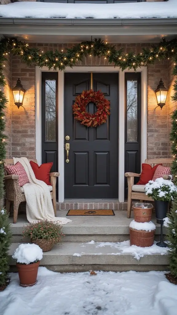 47 Winter Decor Ideas for the Home That Feel Magical - 21. Outdoor Winter Decor