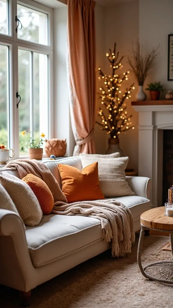 47 Winter Decor Ideas for the Home That Feel Magical - 46. Warm Seasonal Colors
