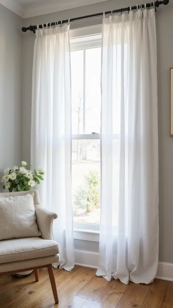 48 Beach House Interior Design Ideas That Feel Like Vacation - 17. Window Treatments