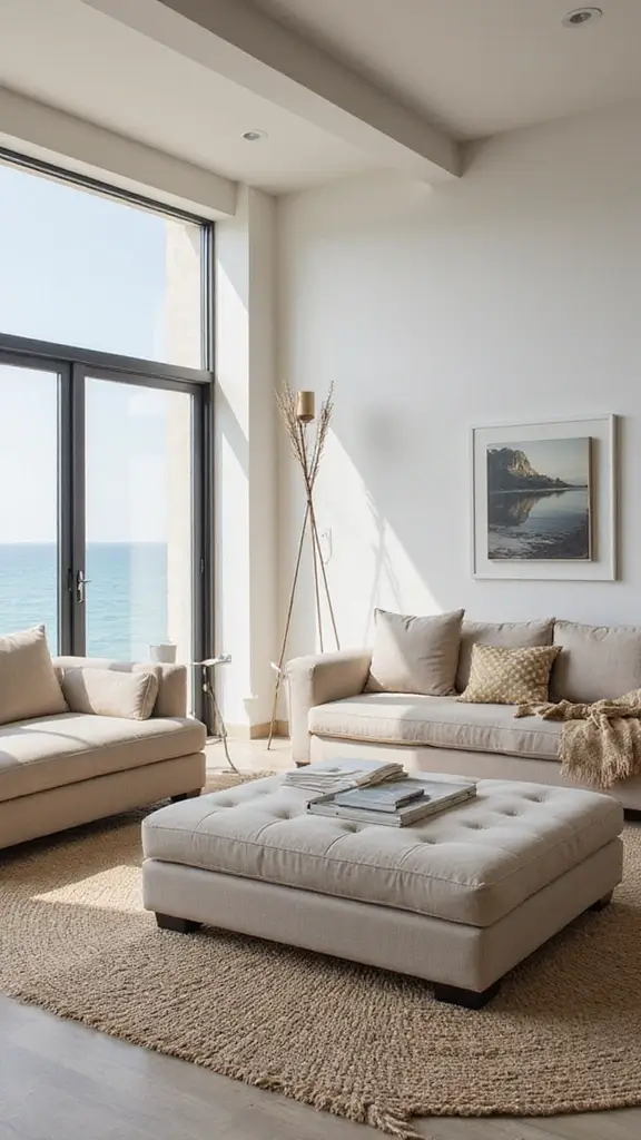 48 Beach House Interior Design Ideas That Feel Like Vacation - 31. Multi-Functional Furniture