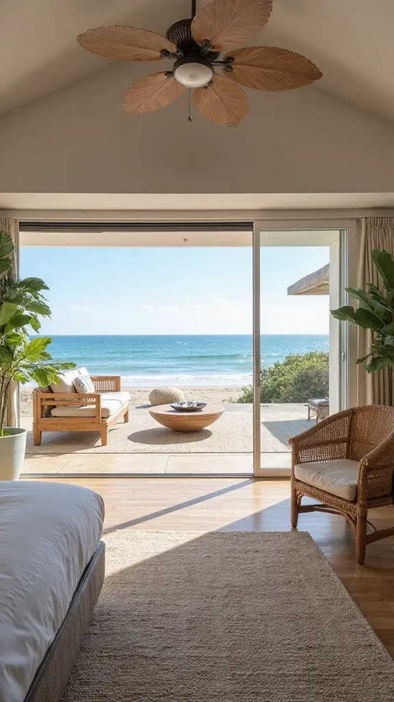 48 Beach House Interior Design Ideas That Feel Like Vacation - 33. Indoor-Outdoor Flow