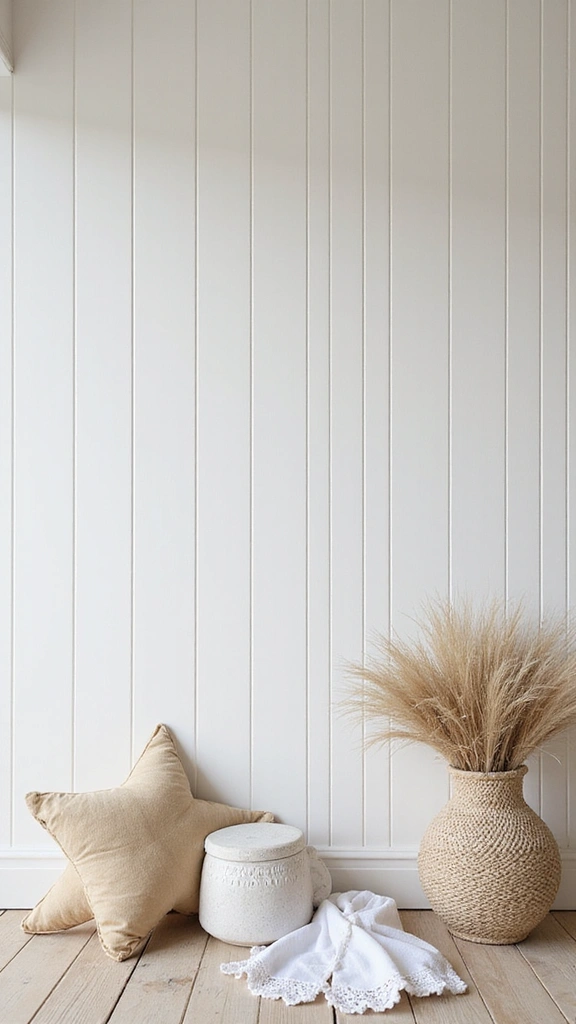 48 Beach House Interior Design Ideas That Feel Like Vacation - 47. Simple Wall Treatments