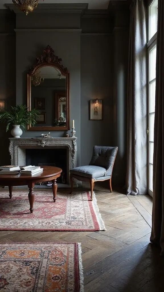 48 Dark House Interior Design Ideas That Look Chic - 18. Dark Floor Choices