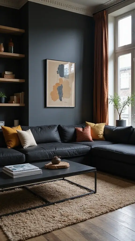 48 Dark House Interior Design Ideas That Look Chic - 3. Black Furniture Pieces