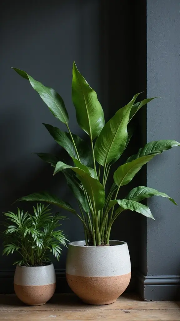 48 Dark House Interior Design Ideas That Look Chic - 8. Dark Greenery