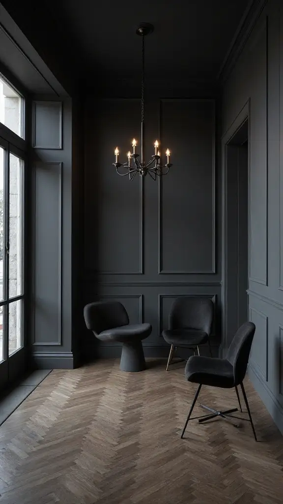 48 Dark House Interior Design Ideas That Look Chic - 9. Monochromatic Color Schemes
