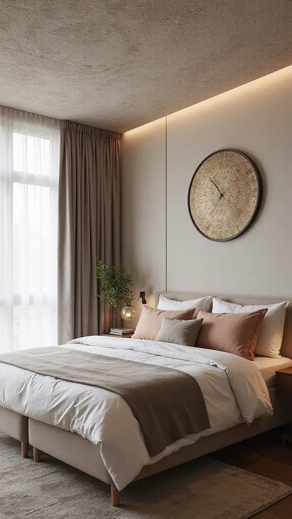 48 Eco-Friendly Pop False Ceiling Designs for Bedroom Spaces That Impress - 12. Textured Finishes