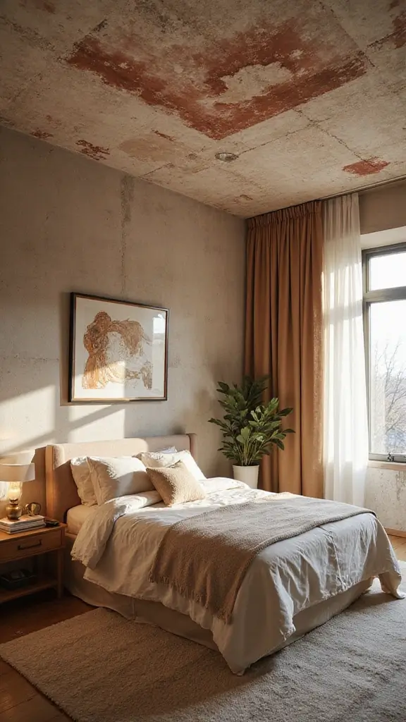 48 Eco-Friendly Pop False Ceiling Designs for Bedroom Spaces That Impress - 27. Ceiling as a Canvas for Textiles
