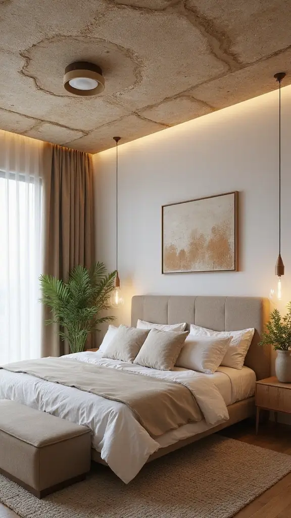 48 Eco-Friendly Pop False Ceiling Designs for Bedroom Spaces That Impress - 6. Eco-Friendly Materials