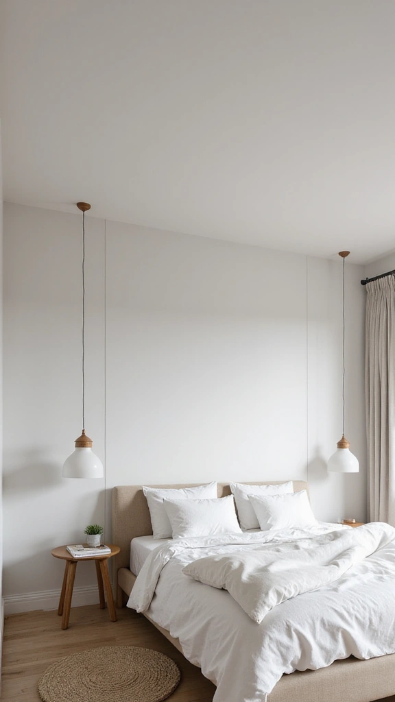 48 Eco-Friendly Pop False Ceiling Designs for Bedroom Spaces That Impress - 7. Minimalist Aesthetics