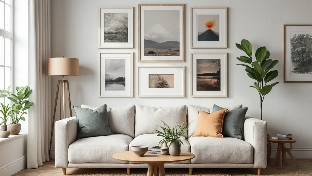 48 Gallery Wall Living Room Ideas That Tell Your Story