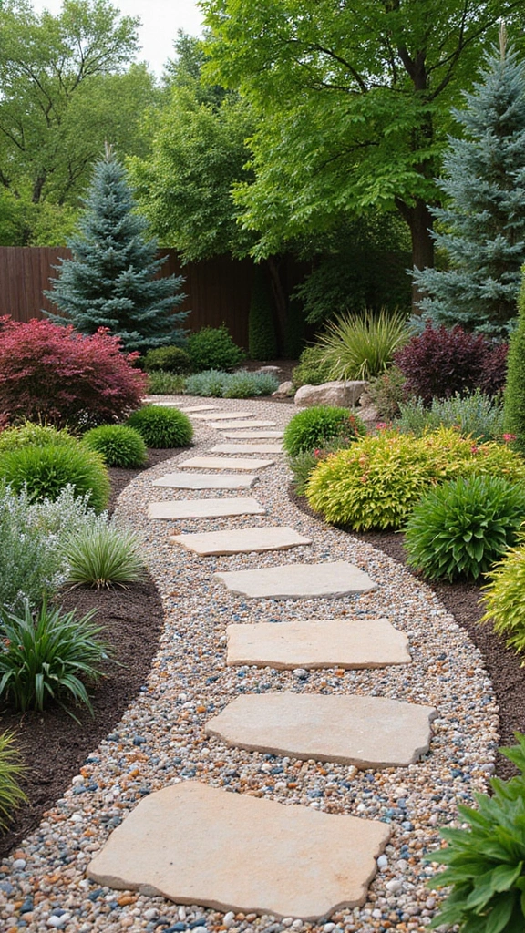 48 Garden Ideas Front of House That Instantly Impress Guests - 16. Decorative Gravel and Rocks