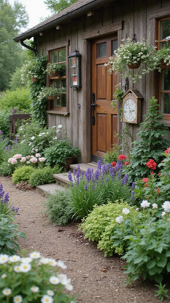 48 Garden Ideas Front of House That Instantly Impress Guests - 19. Cottage Garden Charm