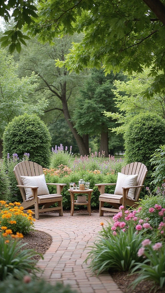 48 Garden Ideas Front of House That Instantly Impress Guests - 35. Garden Chairs