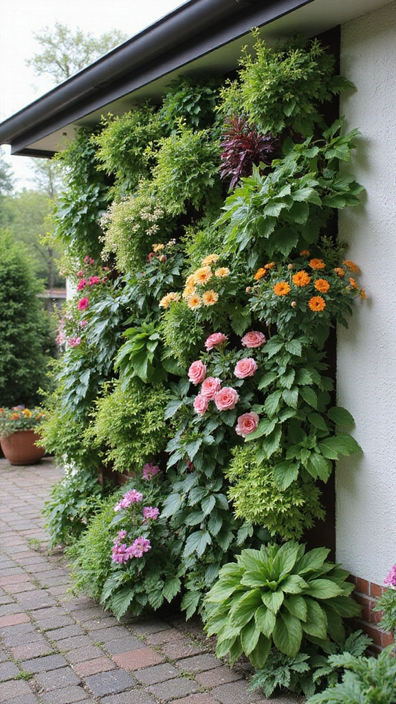 48 Garden Ideas Front of House That Instantly Impress Guests - 4. Vertical Gardens
