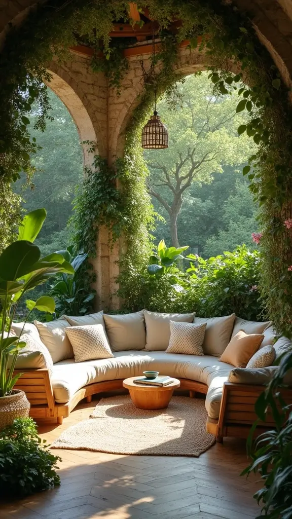 48 Green Walls Living Room Styles That Feel Fresh & Inviting - 24. Green Wall with Seating Areas