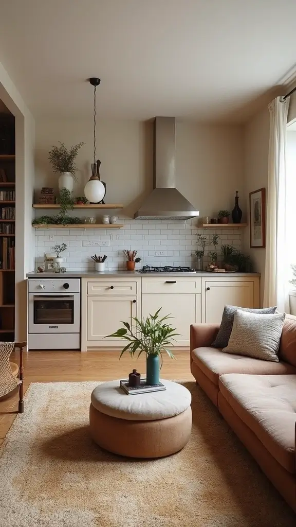 48 Home Decor Ideas Living Room and Kitchen Combos That Work - 35. Integrating Vintage and Modern