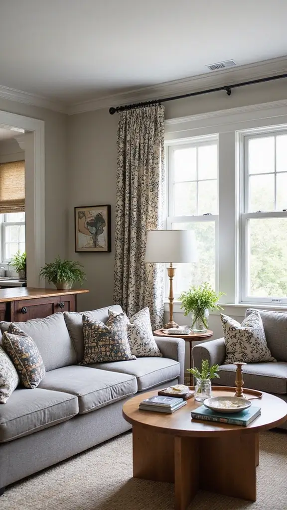 48 Home Decor Ideas Living Room and Kitchen Combos That Work - 43. Mixing Patterns