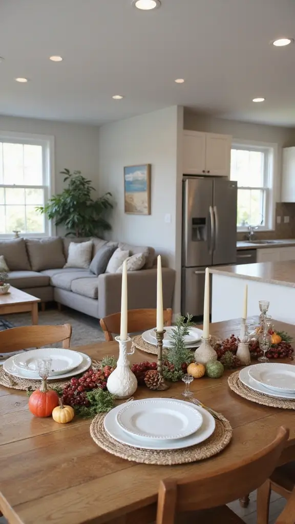 48 Home Decor Ideas Living Room and Kitchen Combos That Work - 48. Fun Table Settings