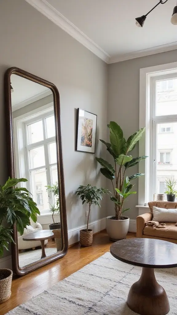 48 House Inspo Interior Design Ideas That Spark Creativity - 25. Smart Use of Mirrors