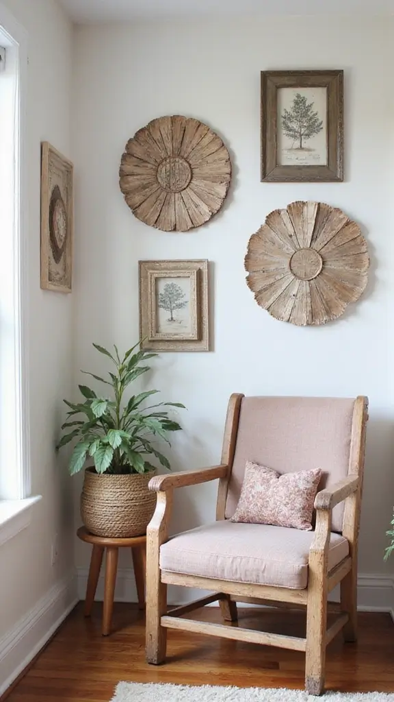 48 House Inspo Interior Design Ideas That Spark Creativity - 47. Craft Remnants as Decor