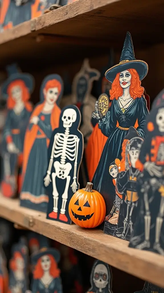 48 Indoor Halloween Decor Ideas That Set the Spooky Mood - 5. Old-School Halloween Props