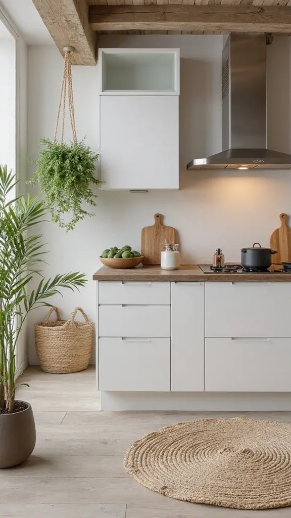 48 Kitchen Without Upper Cabinets Ideas That Feel Open - 46. Emphasize Natural Patterns