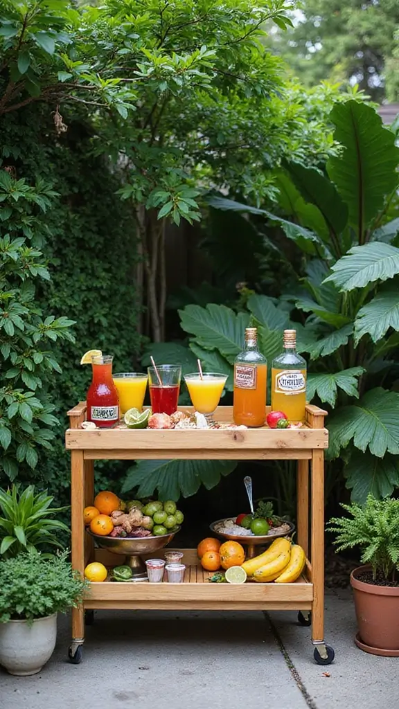 48 Modern Moroccan Interior Design Ideas That Inspire - 12. Stylish Bar Carts