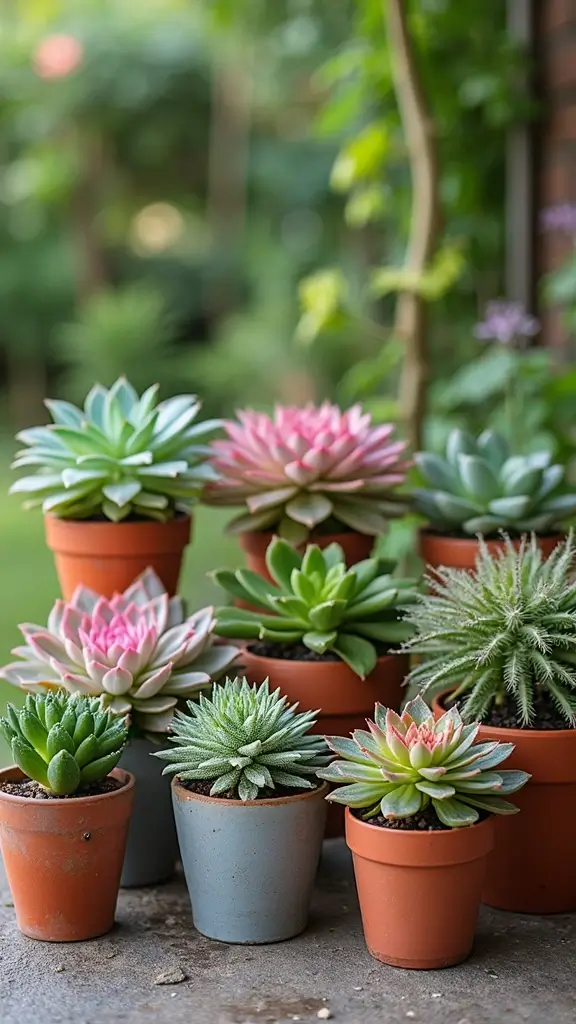 48 Modern Moroccan Interior Design Ideas That Inspire - 17. Potted Succulents