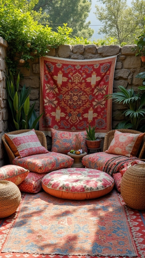 48 Modern Moroccan Interior Design Ideas That Inspire - 26. Layered Textiles
