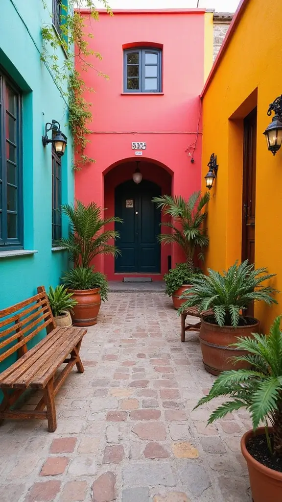 48 Modern Moroccan Interior Design Ideas That Inspire - 28. Brightly Painted Walls