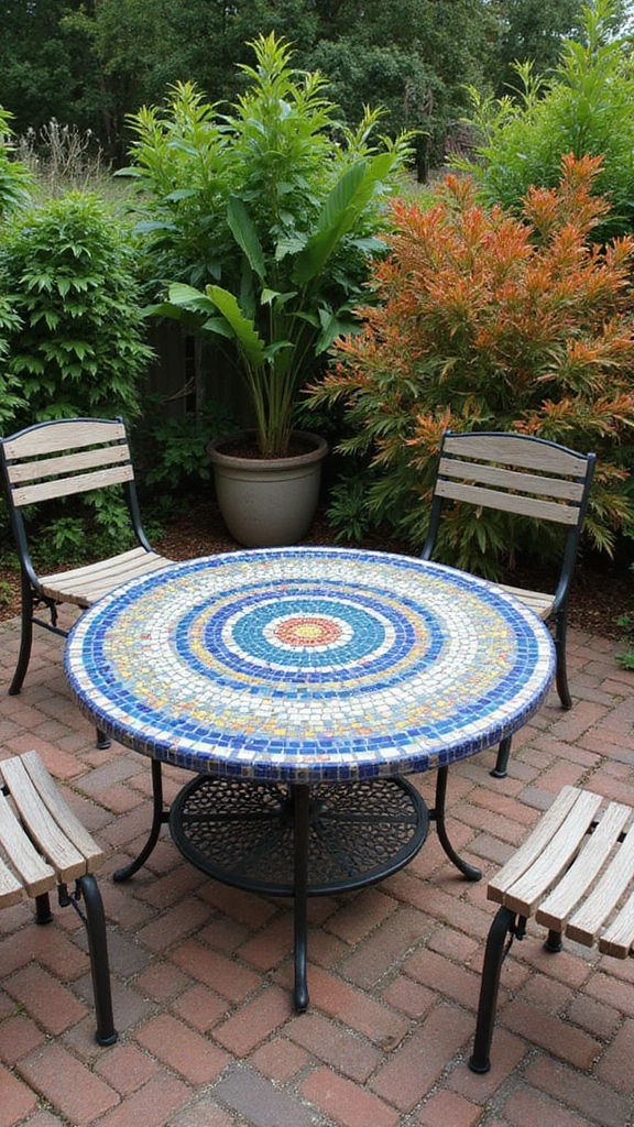 48 Modern Moroccan Interior Design Ideas That Inspire - 7. Mosaic Table Designs