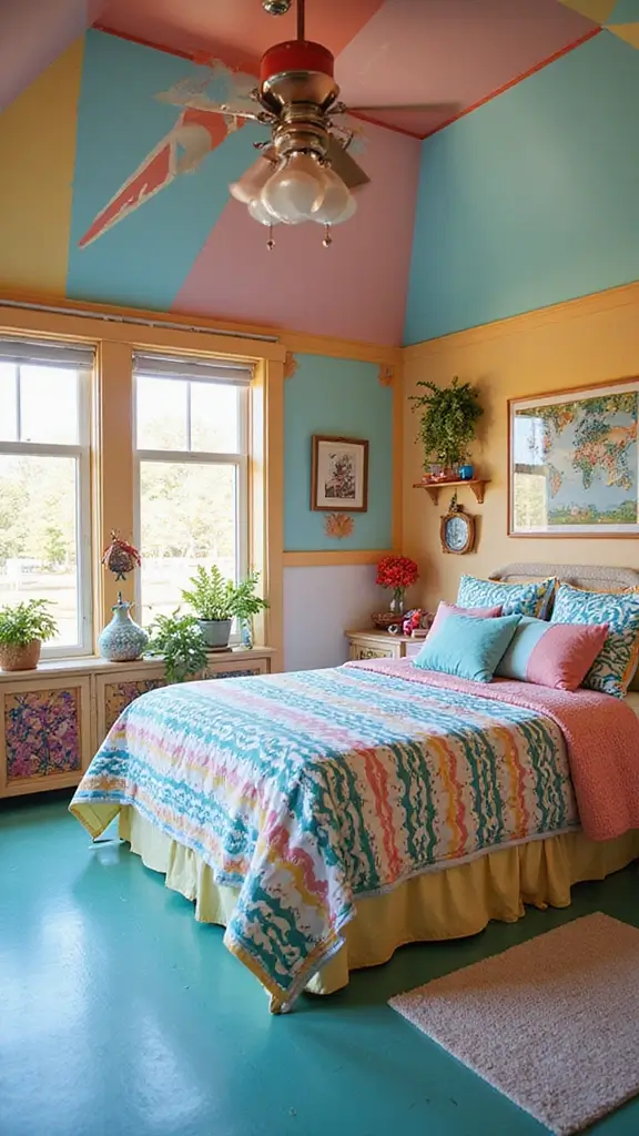 48 Pool House with Bedroom Design Ideas That Feel Luxe - 23. Whimsical Wonderland