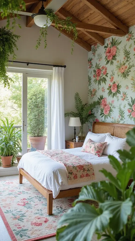 48 Pool House with Bedroom Design Ideas That Feel Luxe - 38. Playful Garden Room