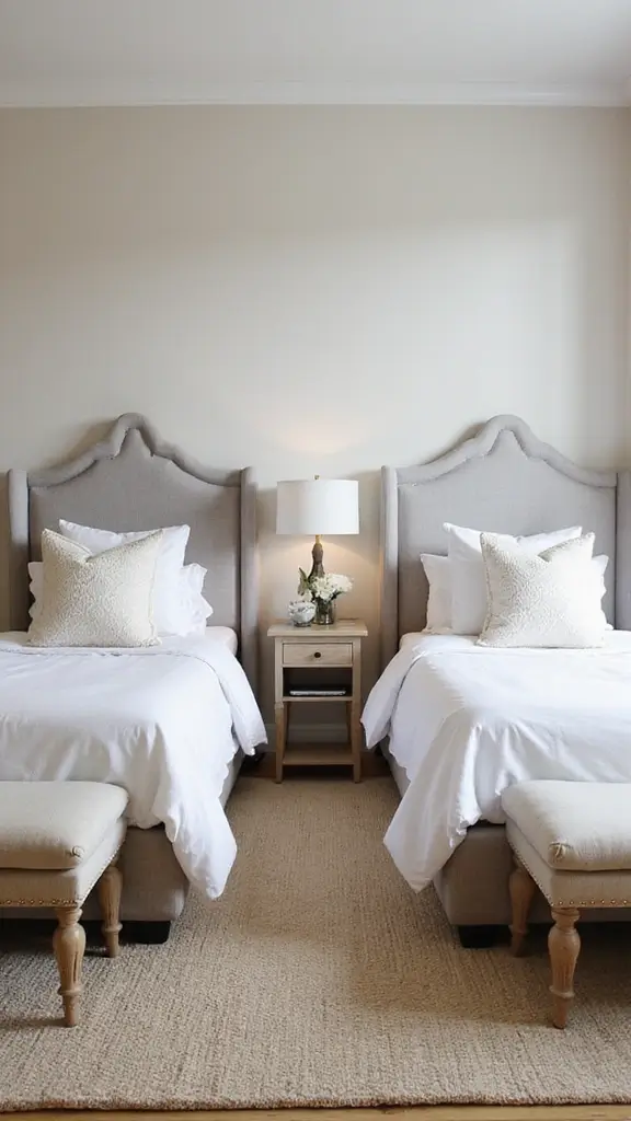 48 Rectangle Bedroom Layout Ideas That Feel Balanced - 27. Elegant Symmetry