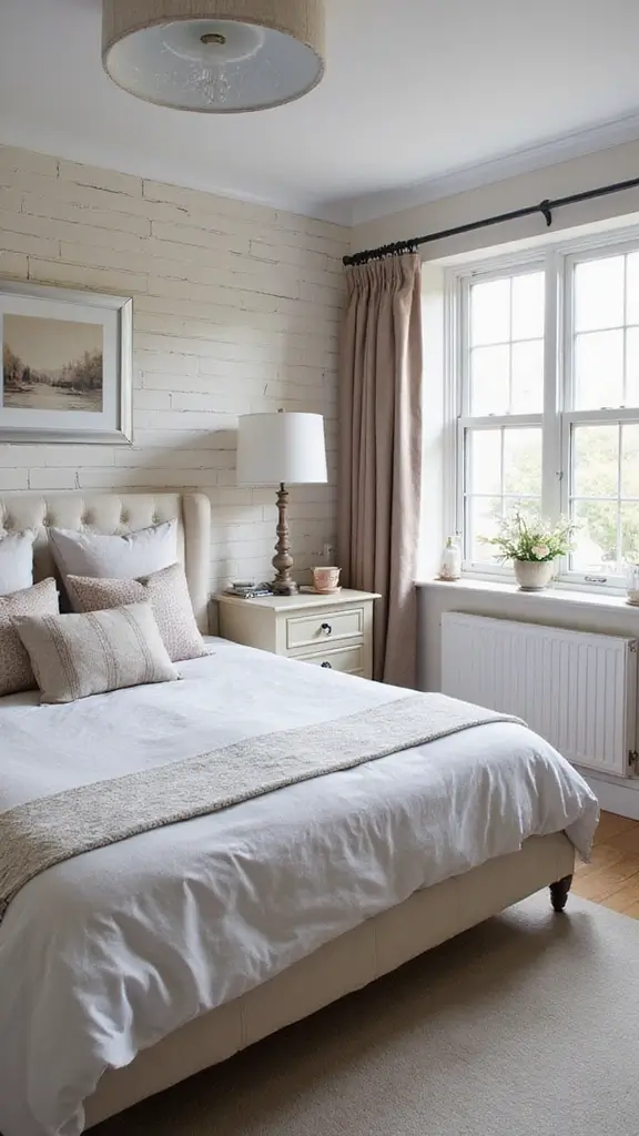 48 Rectangle Bedroom Layout Ideas That Feel Balanced - 30. Textured Walls