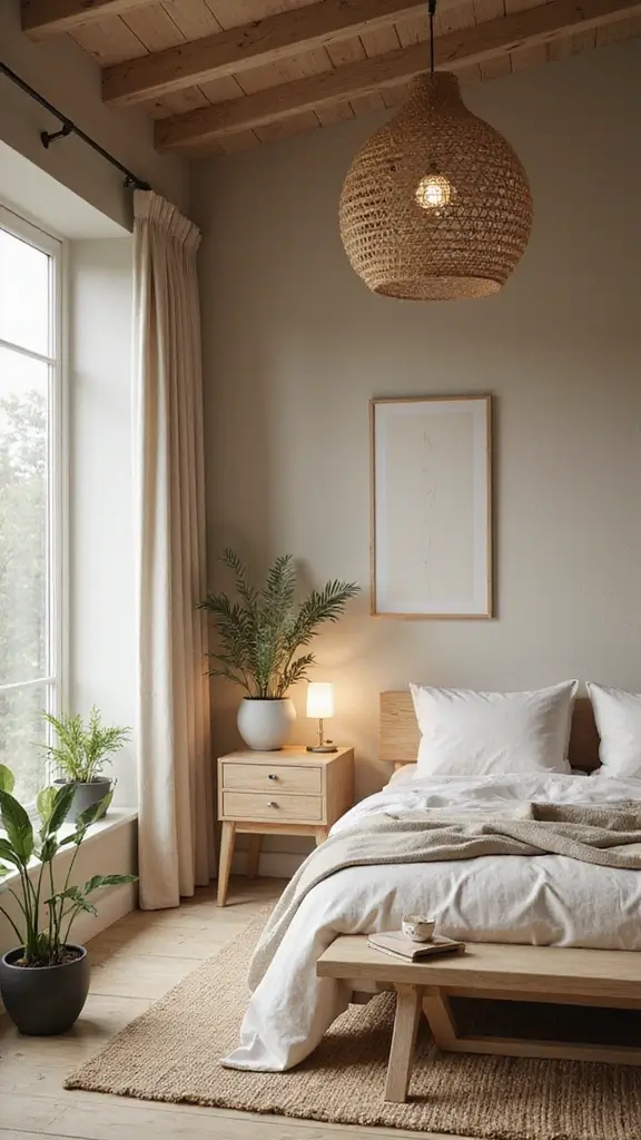 48 Rectangle Bedroom Layout Ideas That Feel Balanced - 6. Zen-inspired Space