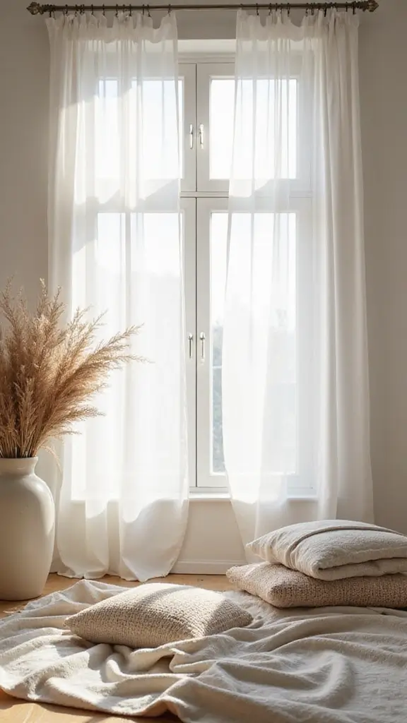 48 Simple Home Decor Ideas That Instantly Refresh - 10. Use Light Fabrics