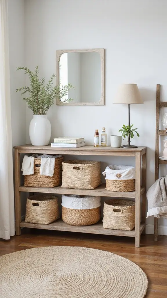 48 Simple Home Decor Ideas That Instantly Refresh - 16. Use Decorative Baskets