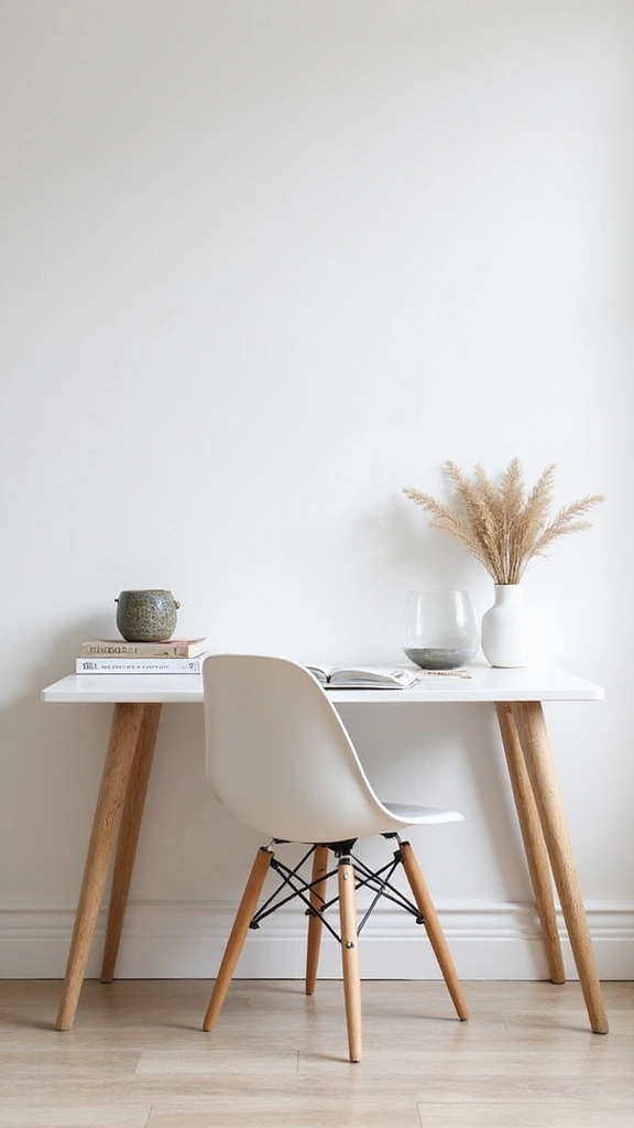 48 Simple Home Decor Ideas That Instantly Refresh - 30. Design a Minimalist Workspace