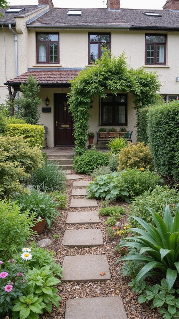 48 Terraced House Front Garden Ideas That Feel Charming - 19. Themed Gardens: A Personal Touch