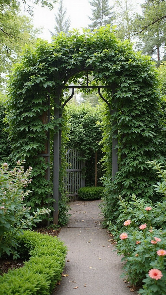 48 Terraced House Front Garden Ideas That Feel Charming - 35. Trellis Privacy Screens: Secluded Spaces