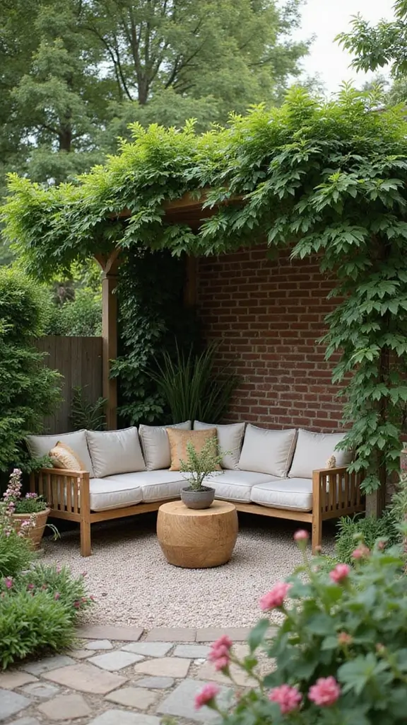 48 Terraced House Front Garden Ideas That Feel Charming - 44. Relaxation Nooks: Private Retreats